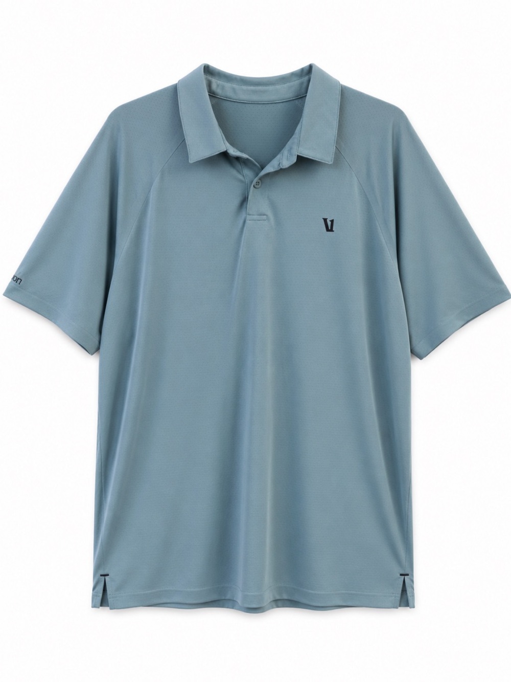 Vuori Viewpoint Performance Polo Blue Gray Golf Athletic Shirt V1062 Size XL EUC